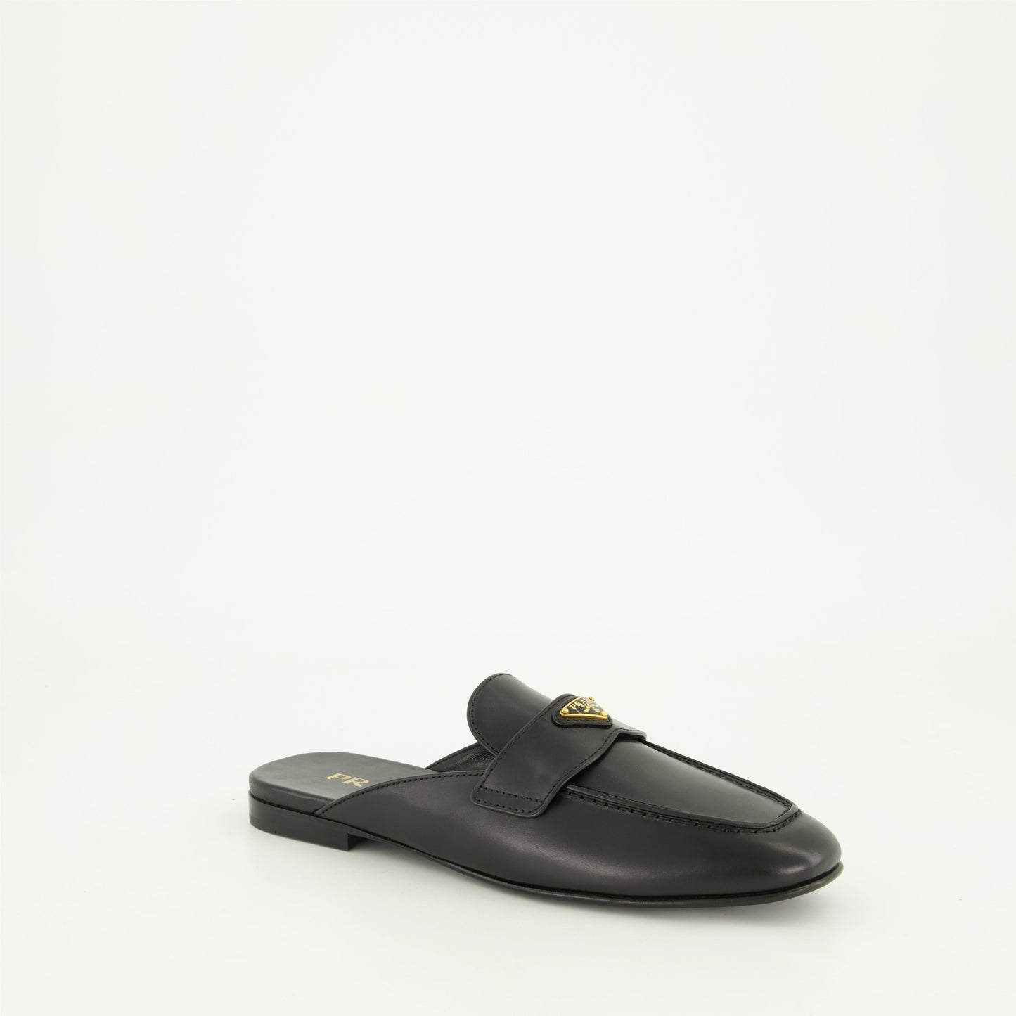 Leather Loafer Mules