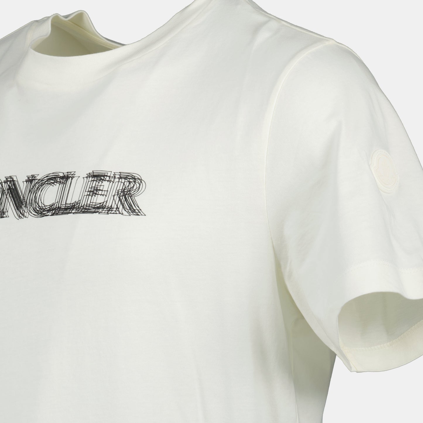 White Blurred Logo T-Shirt