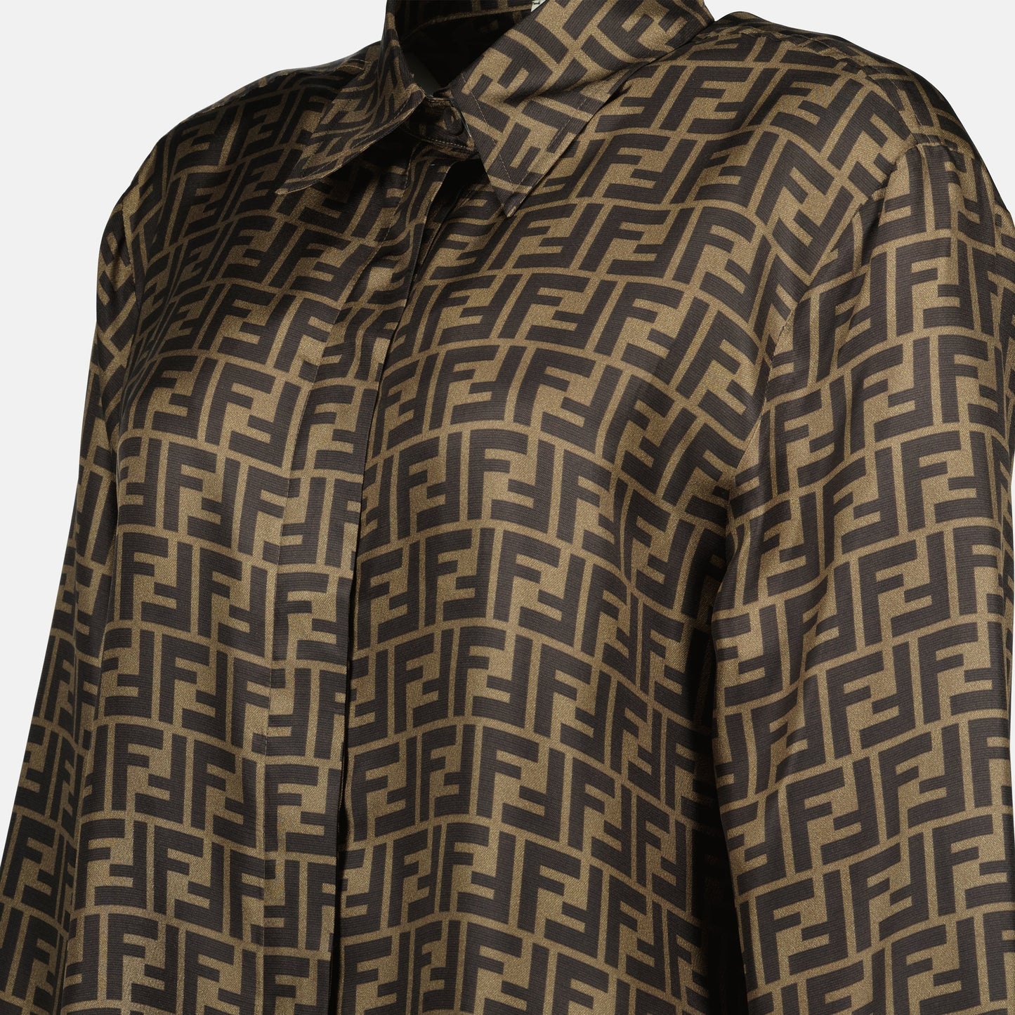 Monogram Silk Shirt