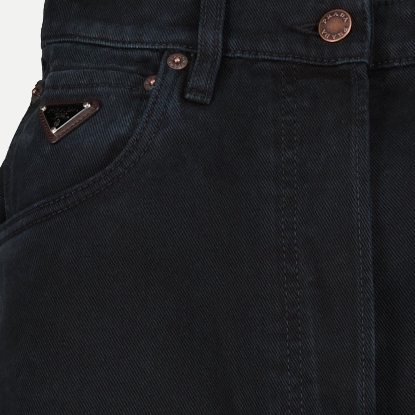 Wide-Leg Dark Wash Denim Jeans