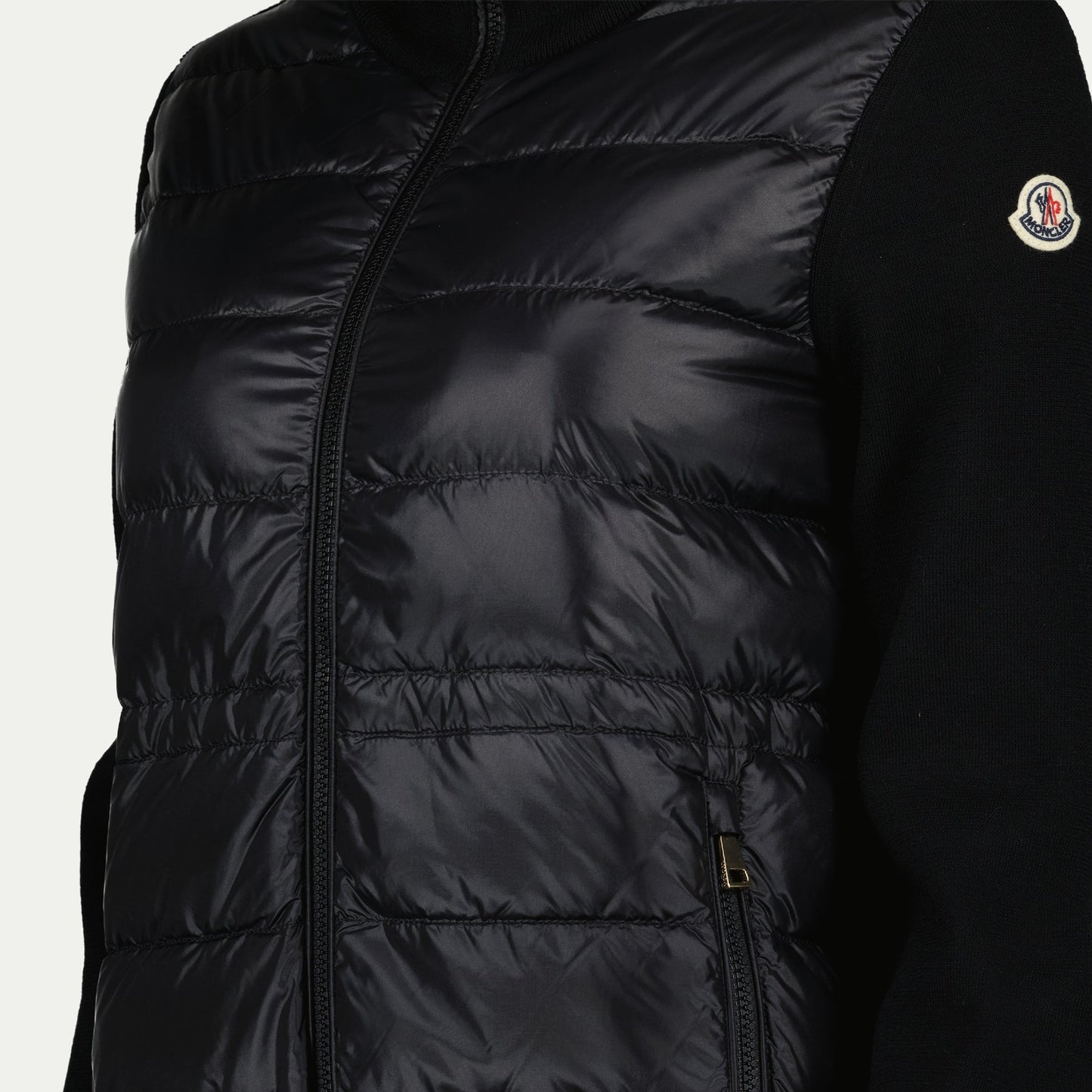 Knit Sleeve Puffer Jacket
