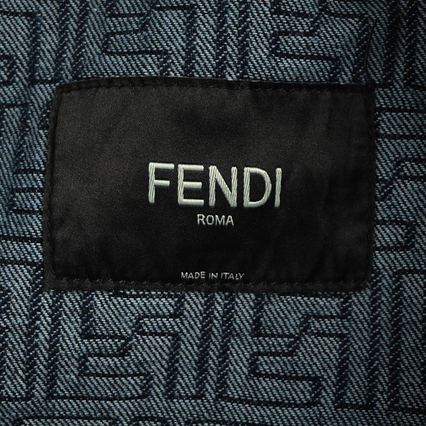 Roma FF Monogram Denim Overshirt