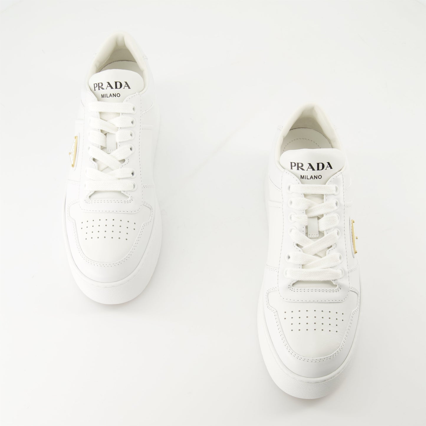 All-White Platform Sneakers