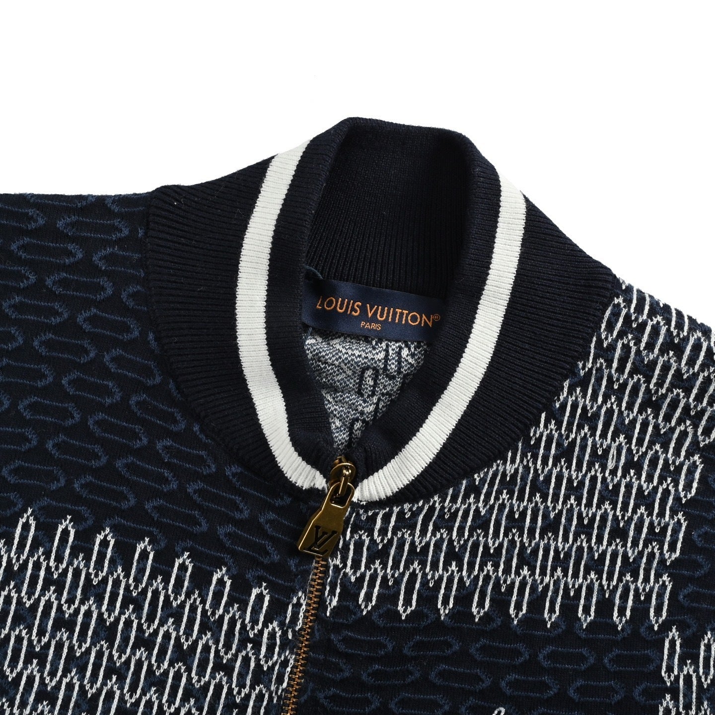 Damier Quilted Cotton Bomber