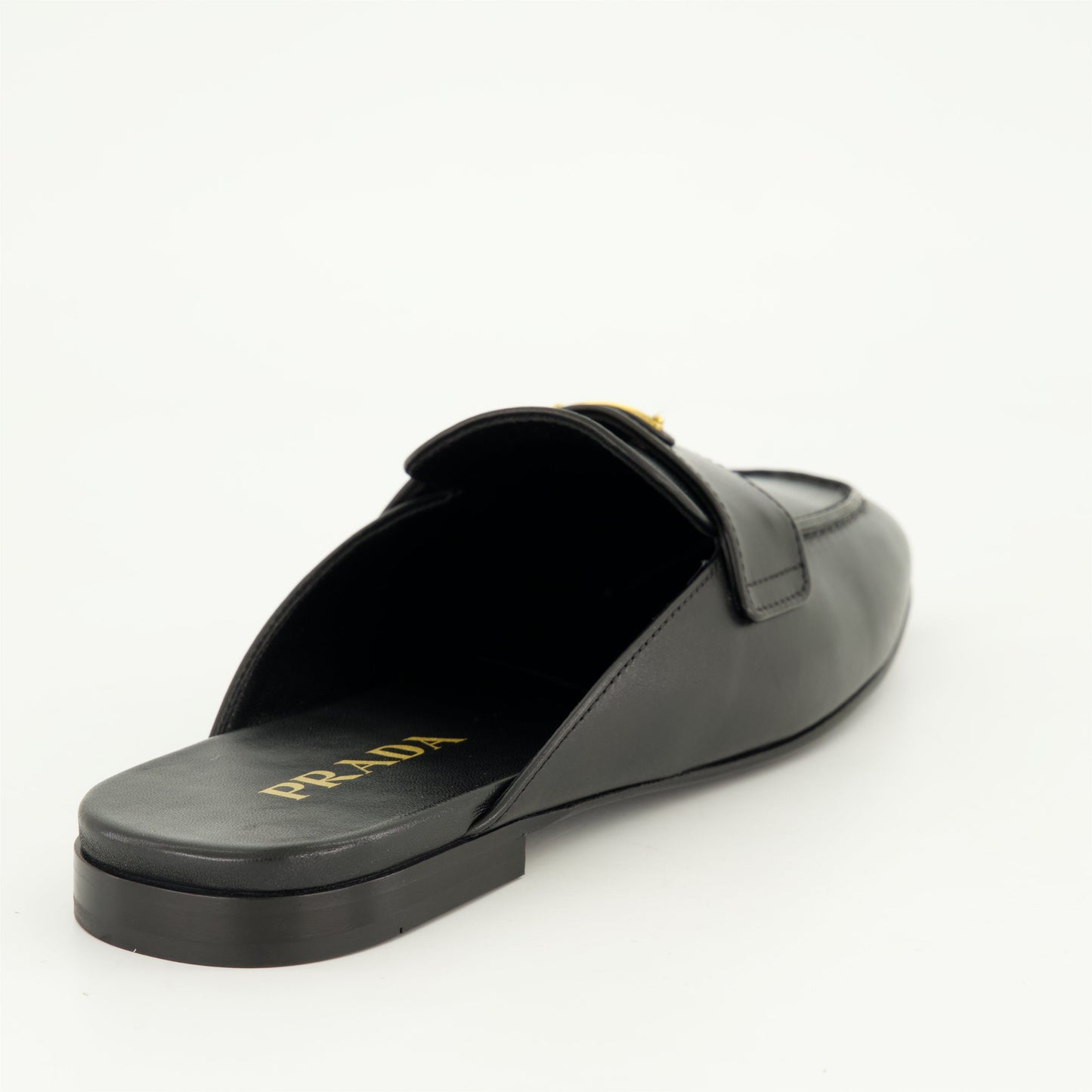 Leather Loafer Mules
