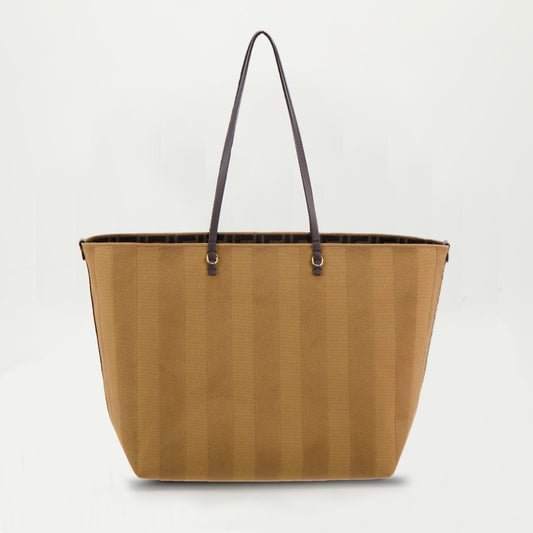 Canvas Shopper Tote – Camel
