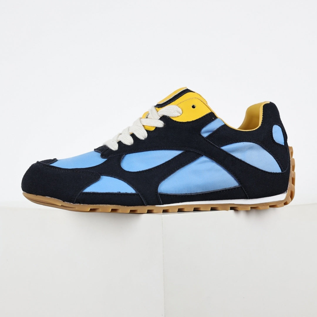 Orbit Flash Sneakers in Navy, Light Blue & Yellow