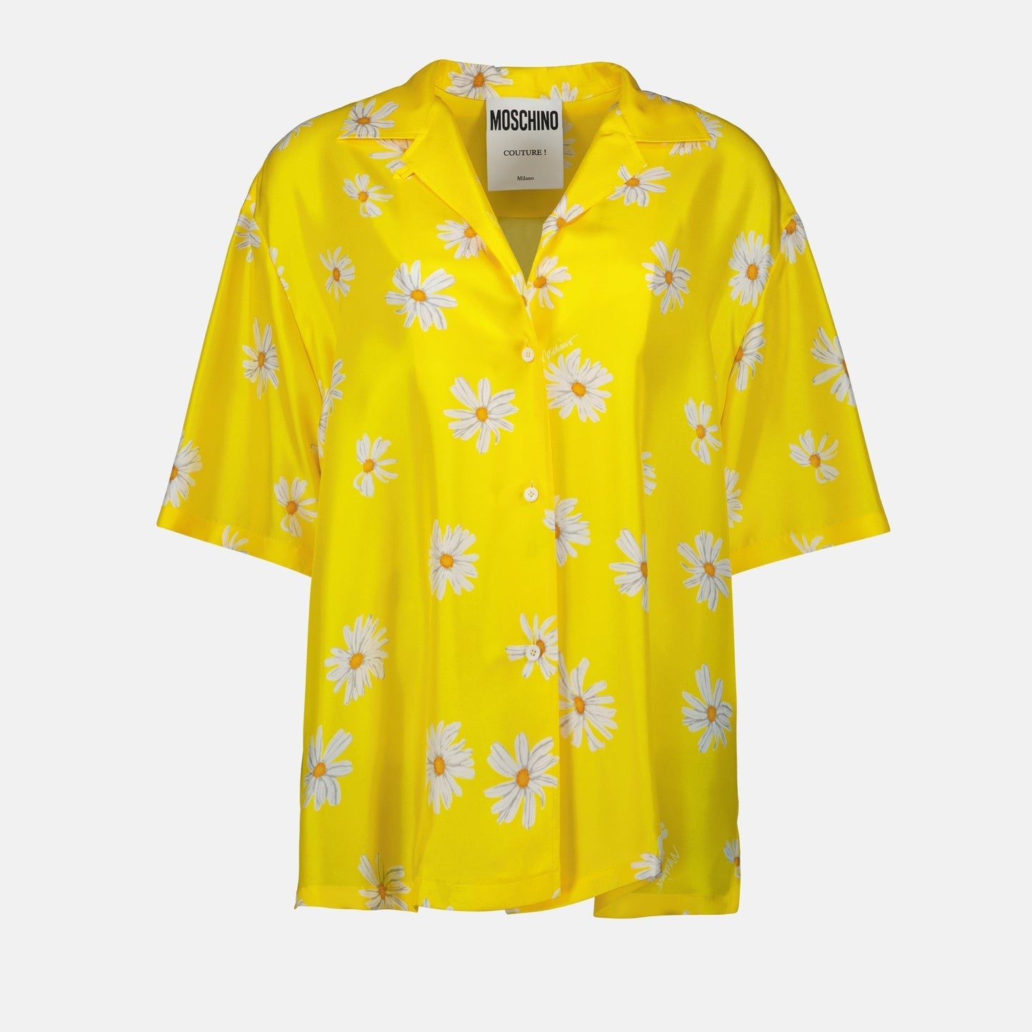 Daisy Print Short-Sleeve Shirt
