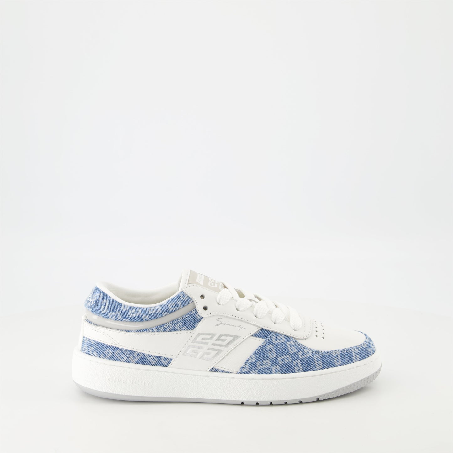 Denim Panel Sneakers