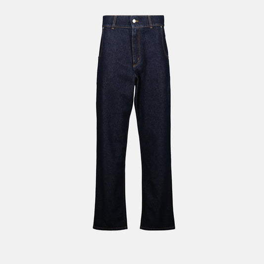 Straight-Leg Denim Jeans