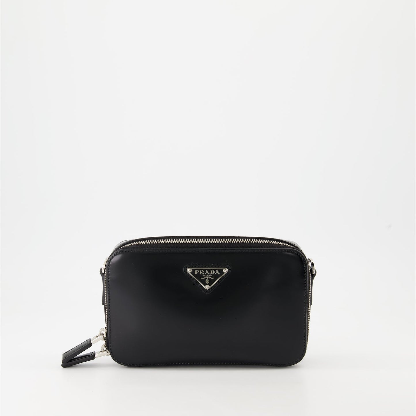 Brushed Leather Brick Bag