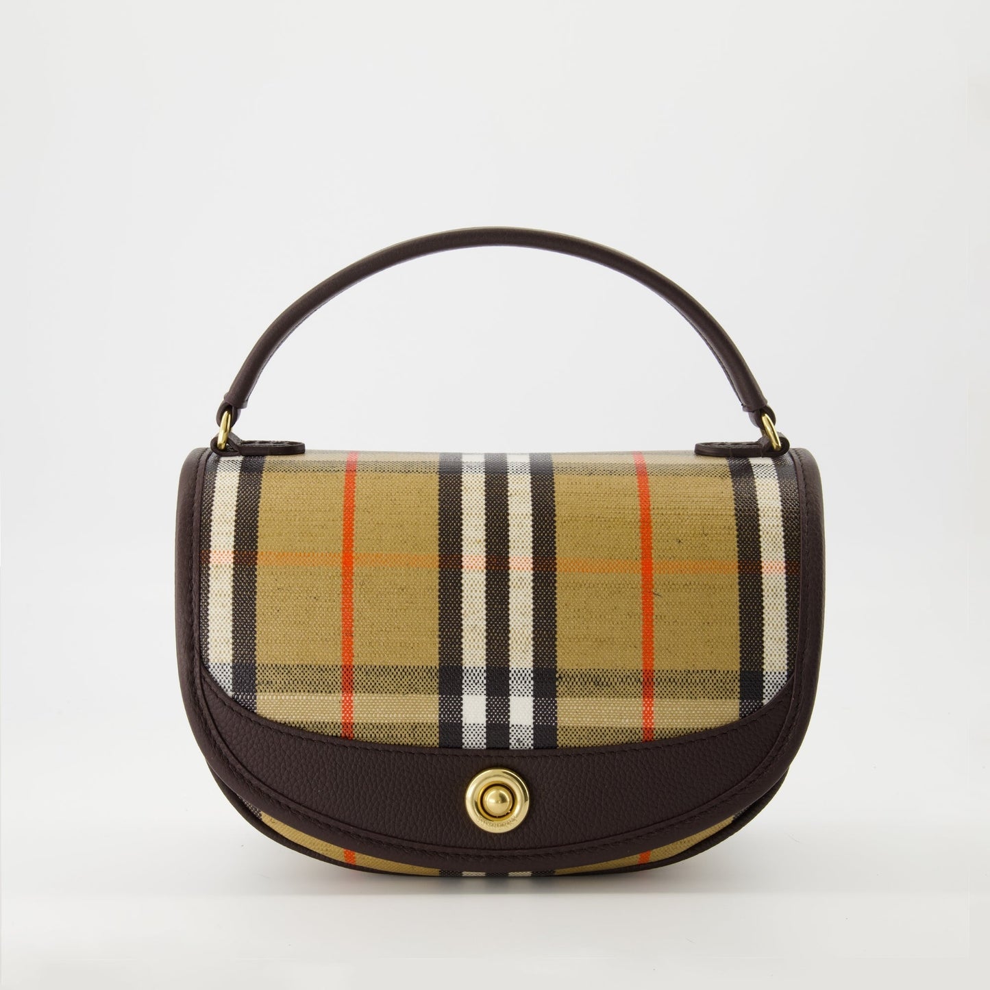 Check Mini Shoulder Bag-Archive Beige & Brown