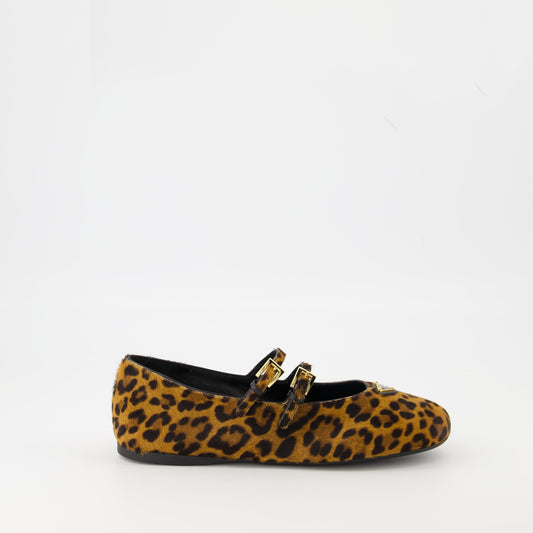 Leopard Print Flats