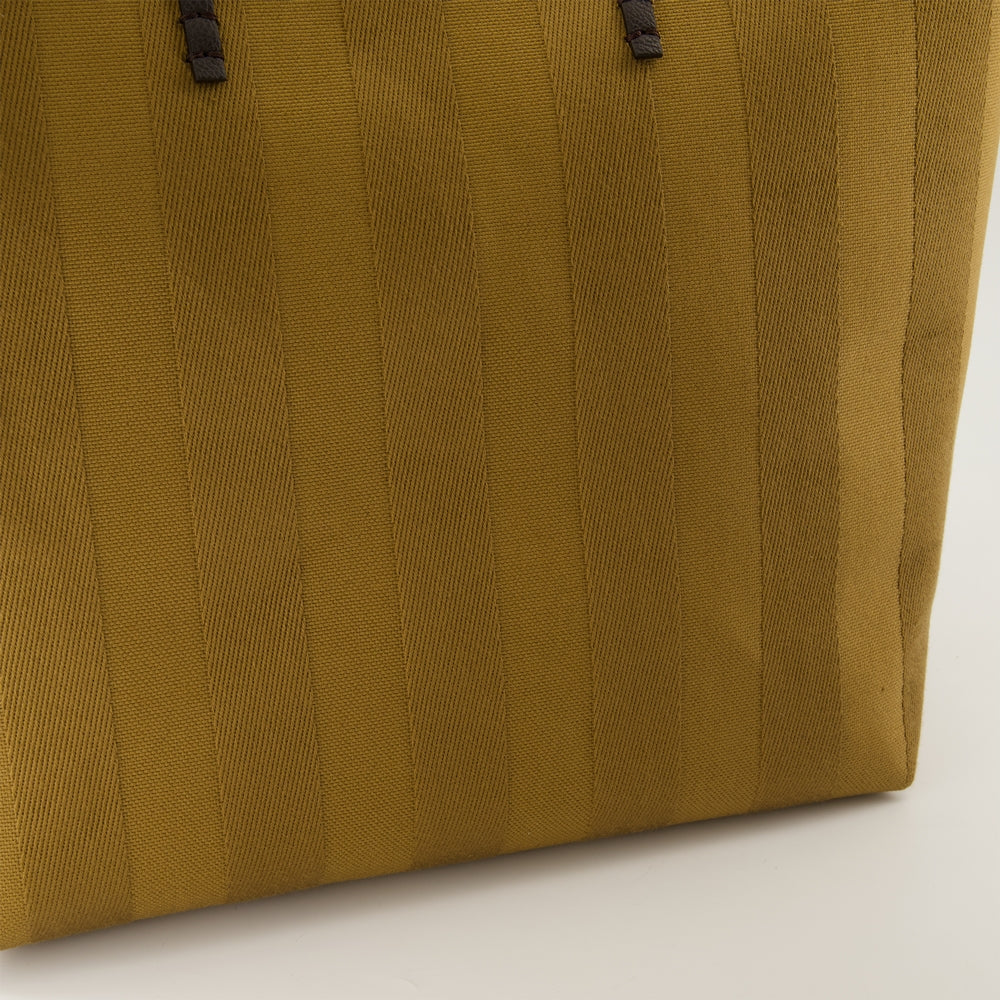 Canvas Shopper Tote – Camel