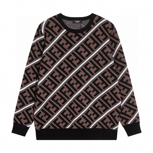 Luxury Monogram Knit Sweater – Unisex