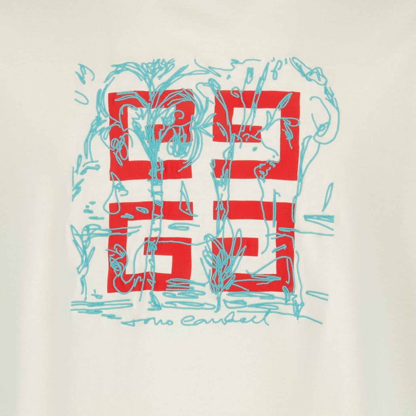 4G Logo Organic Cotton T-Shirt