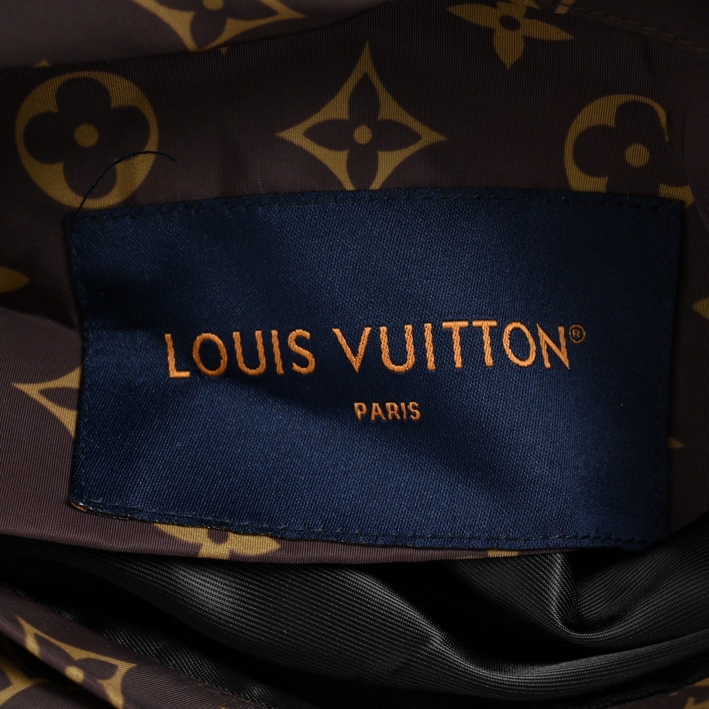 LV Reversible Monogram & Check Hooded Jacket