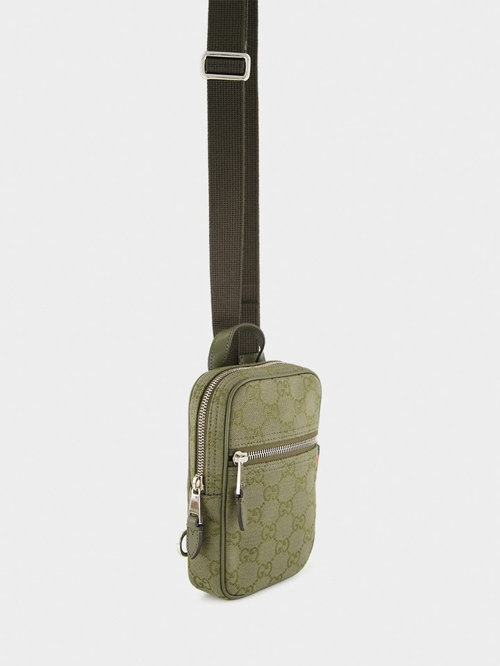 Canvas Mini Sling Bag Olive