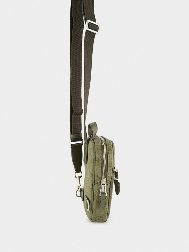 Canvas Mini Sling Bag Olive