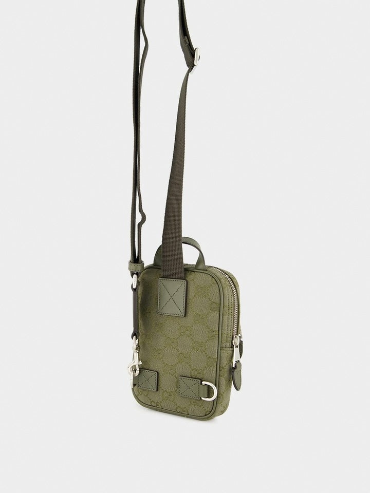 Canvas Mini Sling Bag Olive
