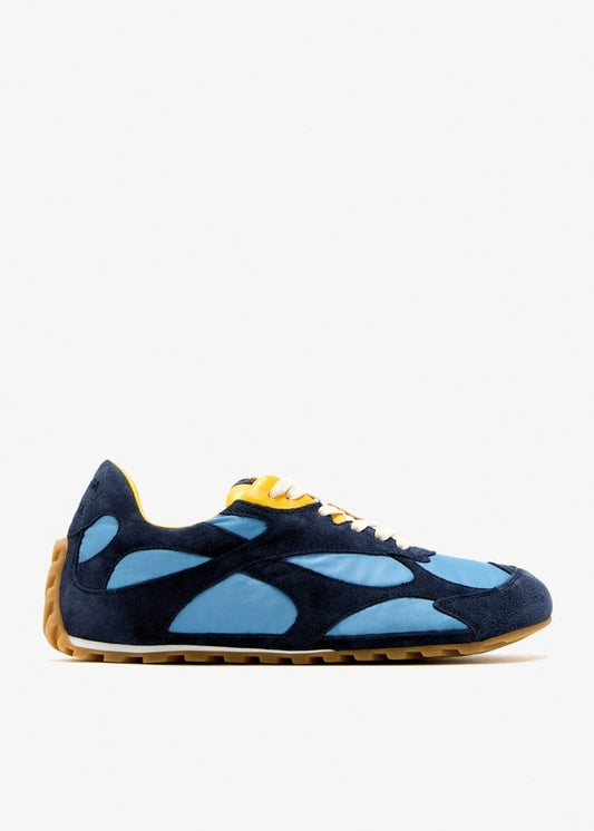 Orbit Flash Sneakers in Navy, Light Blue & Yellow