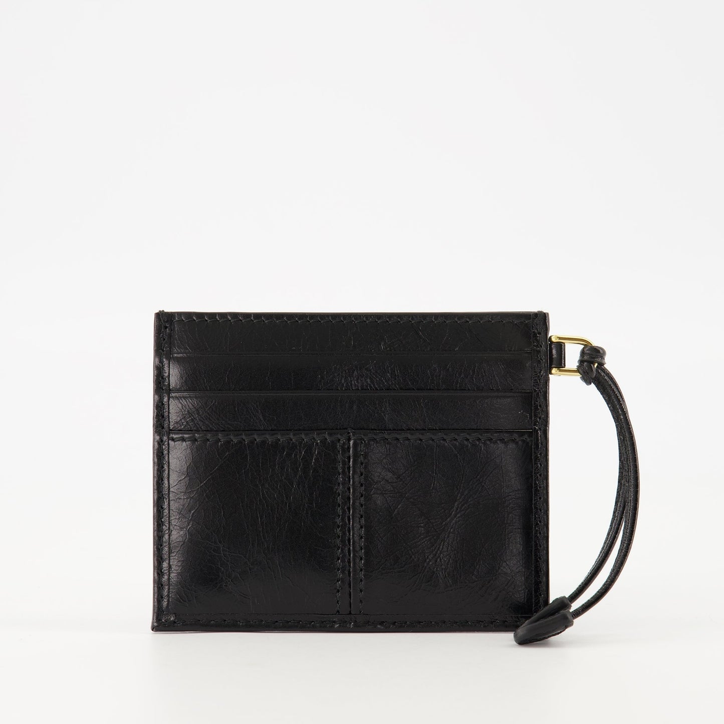 Leather Card Holder with Strap