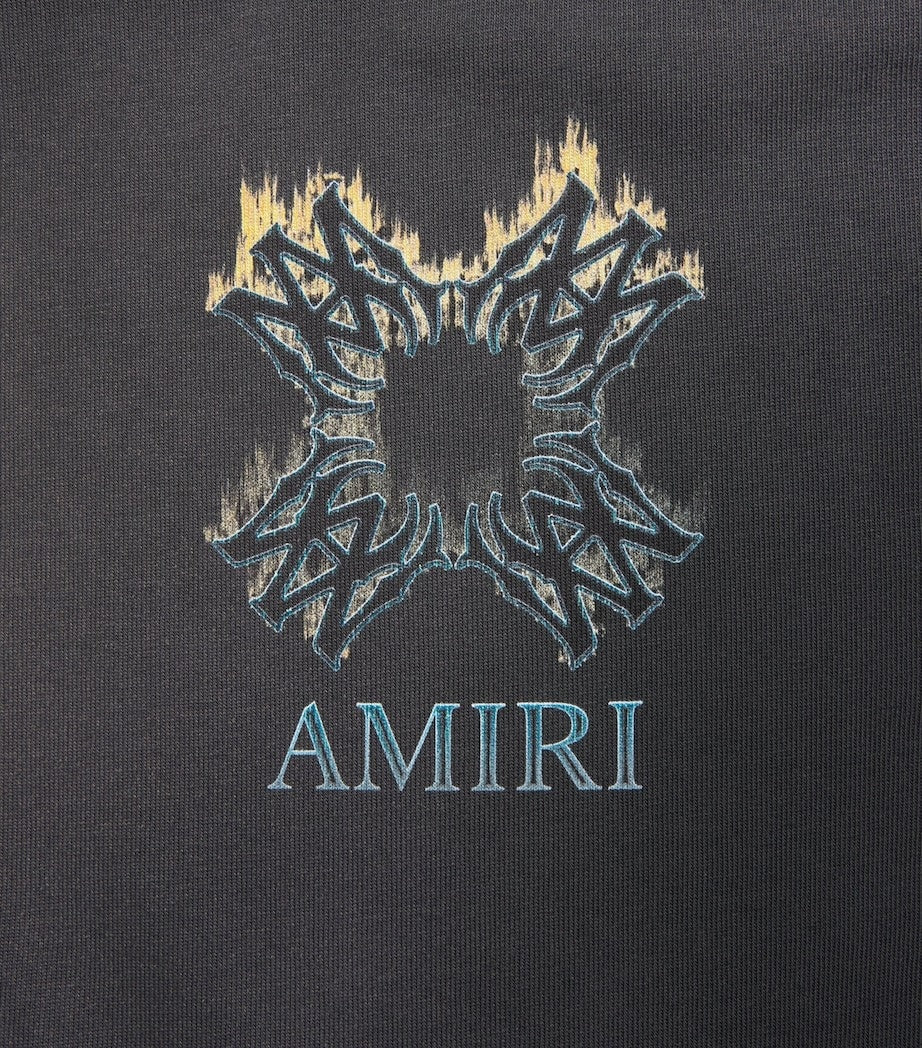 MA Quad Flames Oversized Cotton T-Shirt