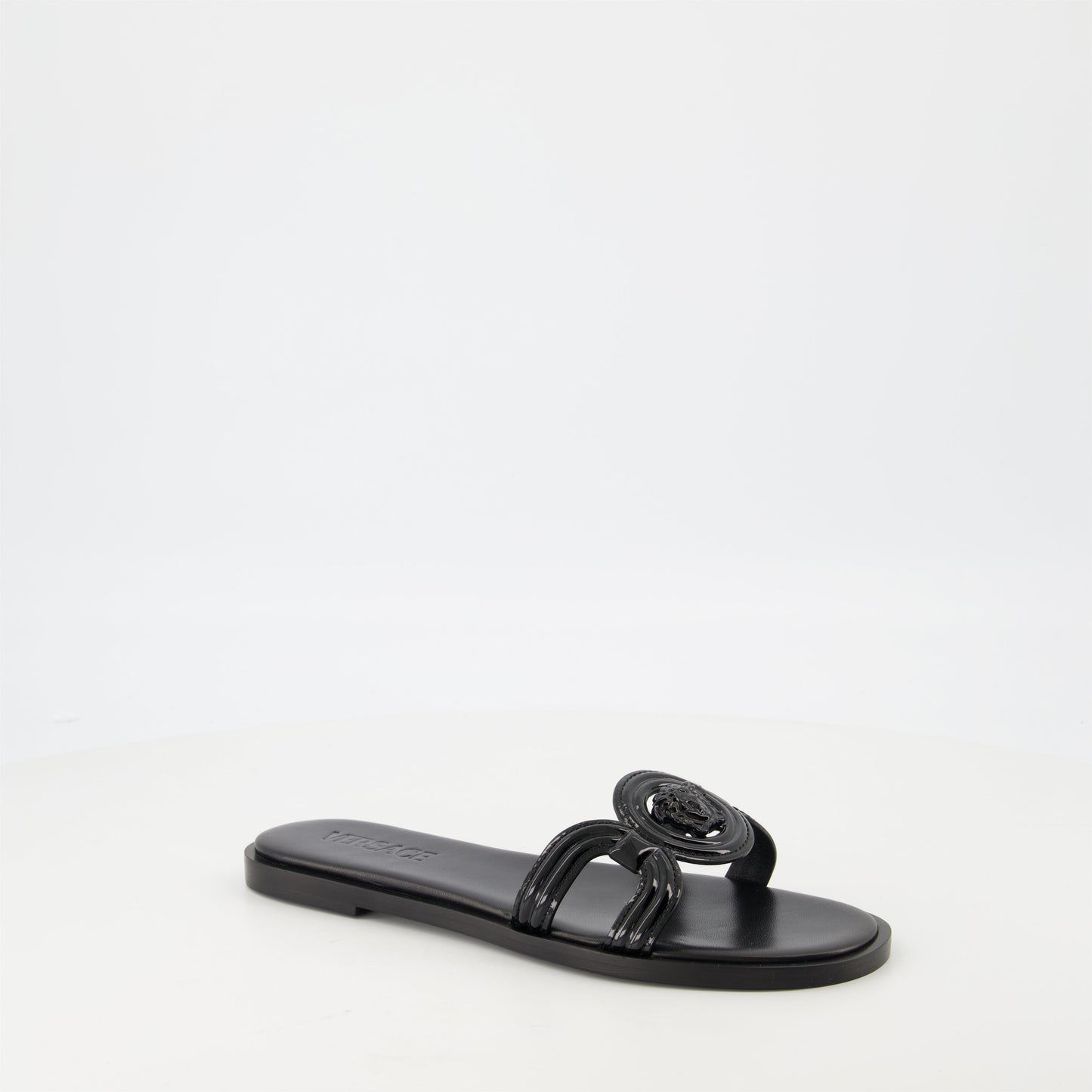La Medusa Flat Slide Sandals