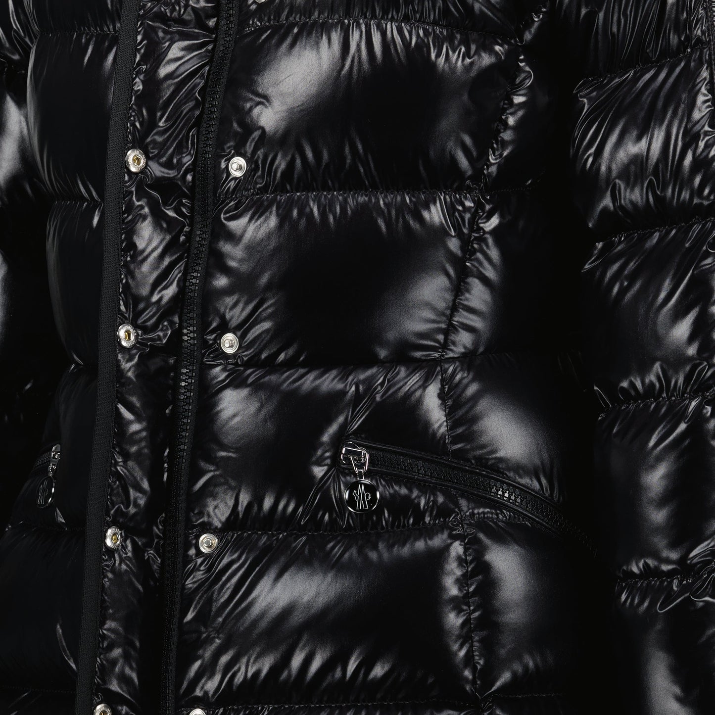 Glossy Hooded Puffer Jacket