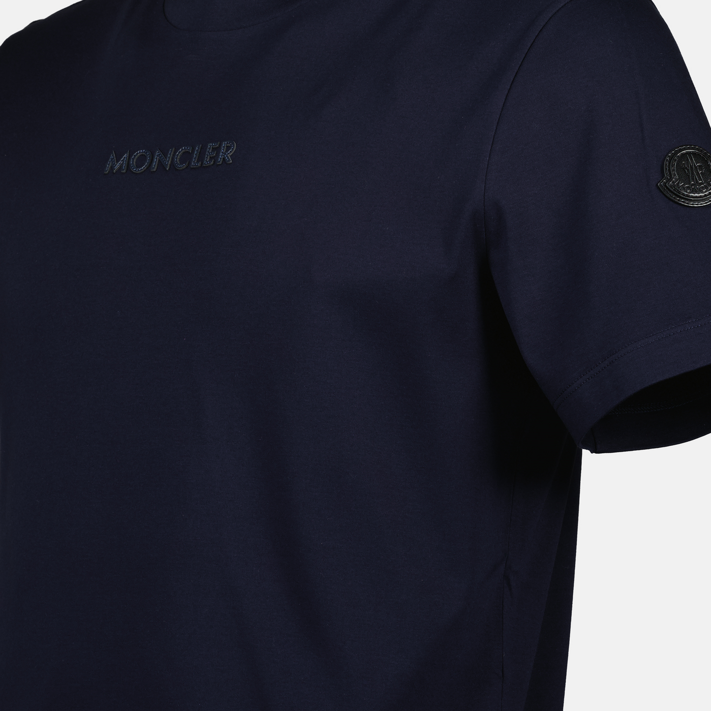 Navy Blue Logo Lettering T-Shirt