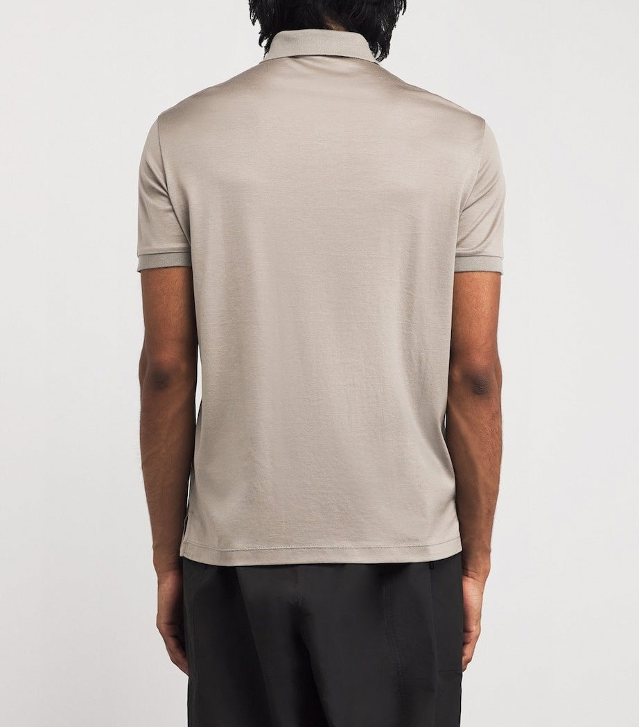 Embroidered-Logo Polo Shirt