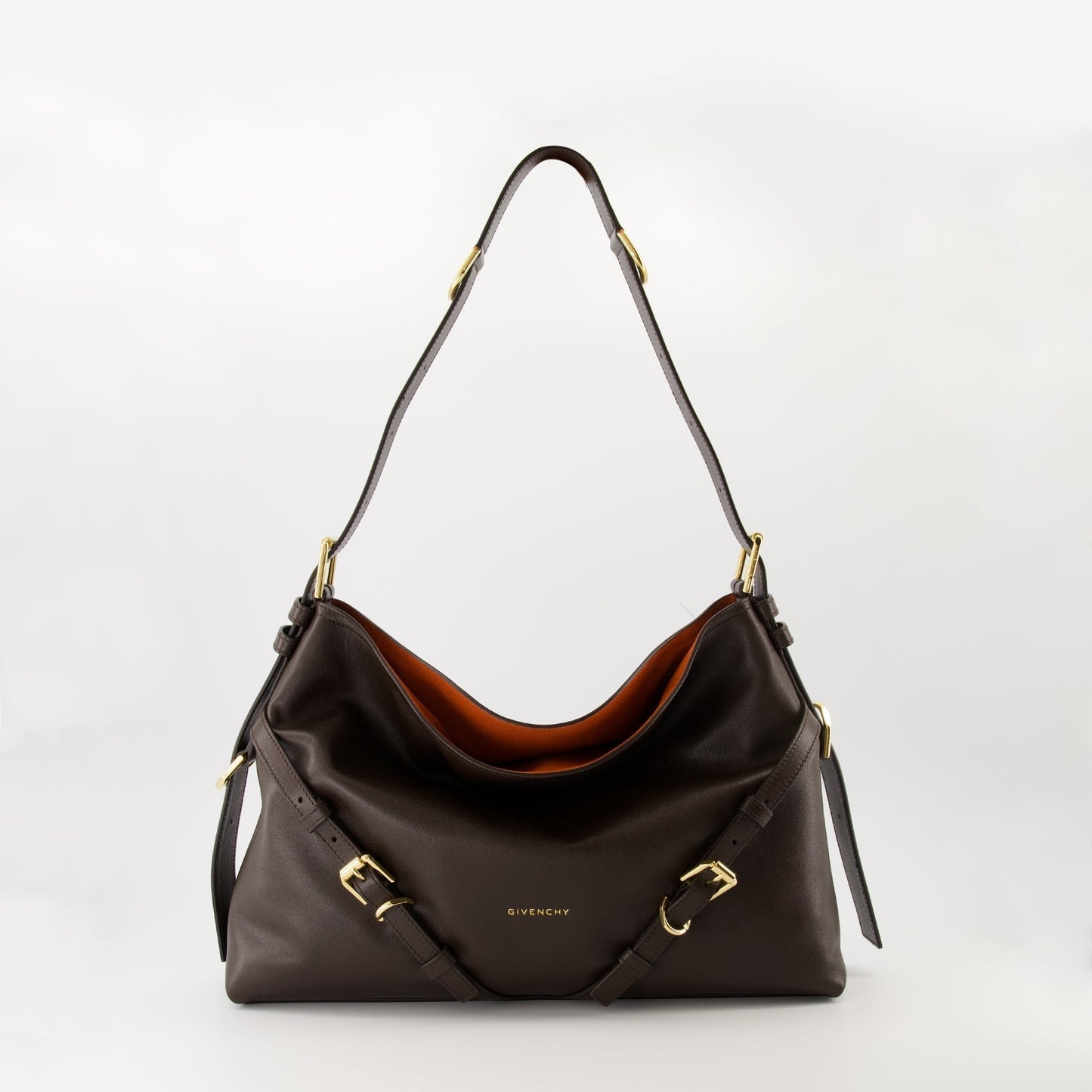 Voyou Shoulder Bag – Dark Brown