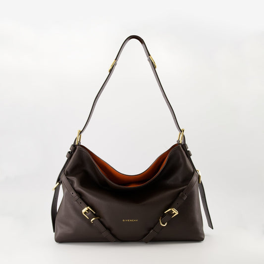 Voyou Shoulder Bag – Dark Brown