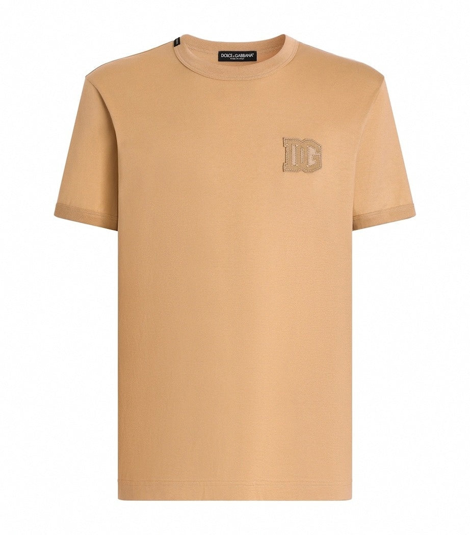 D&G Cotton Logo Patch T-Shirt