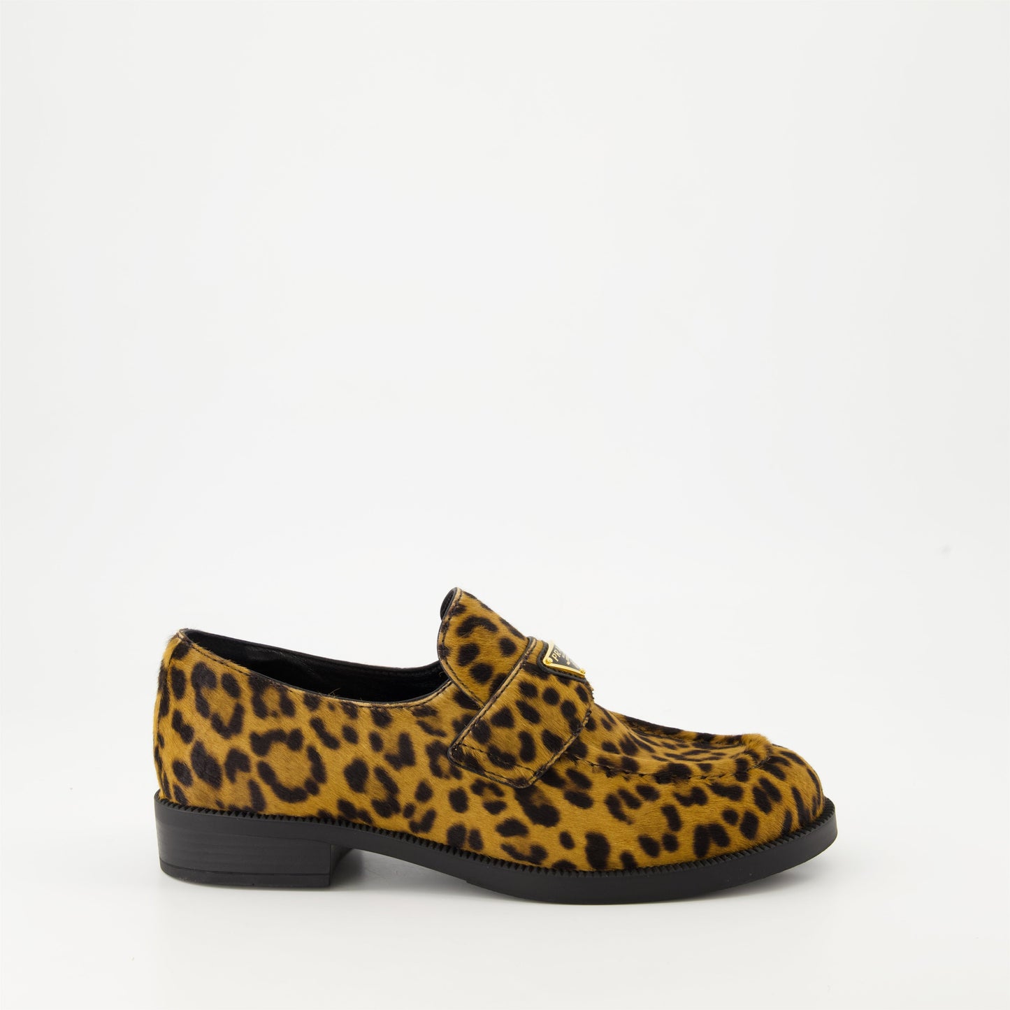 Leopard Haircalf Loafers