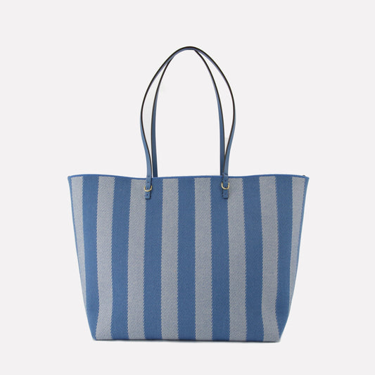Striped Canvas Tote