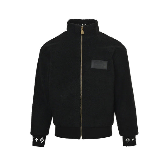 Teddy Fleece Stand-Collar Jacket