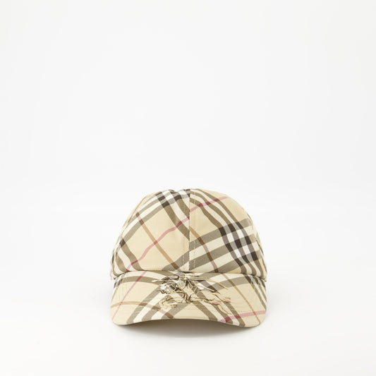 Vintage Check Logo Baseball Cap