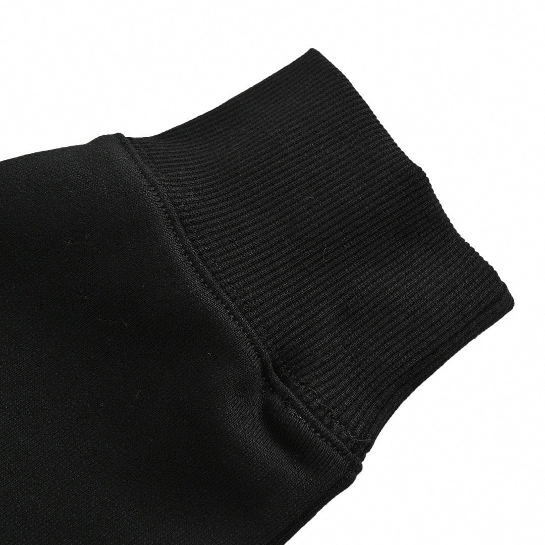 Thomas Bear Checked Applique Sweatshirt | Black