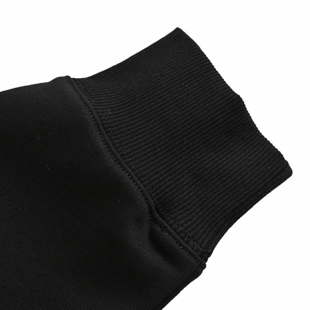Thomas Bear Checked Applique Sweatshirt | Black