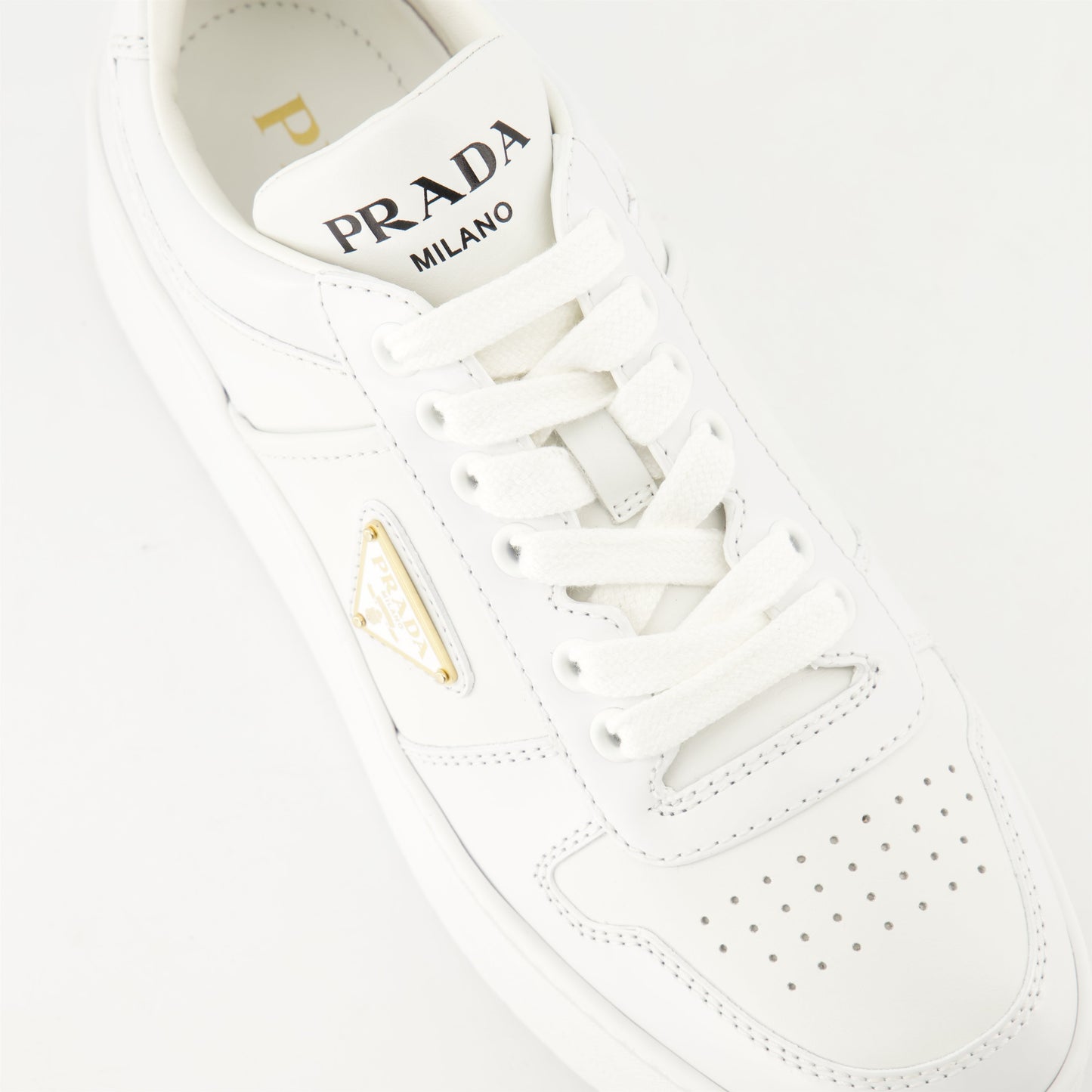 All-White Platform Sneakers
