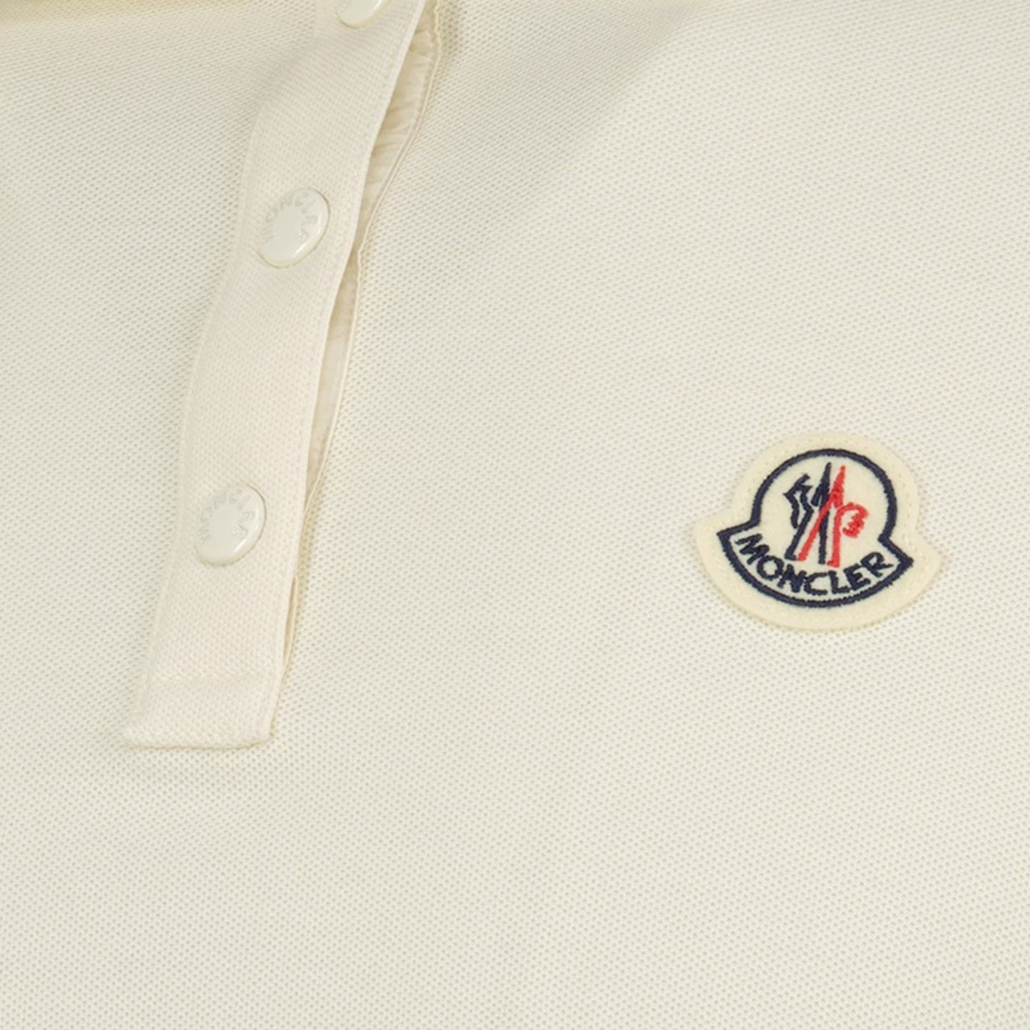 Women’s Cream Polo Shirt with Signature Logo
