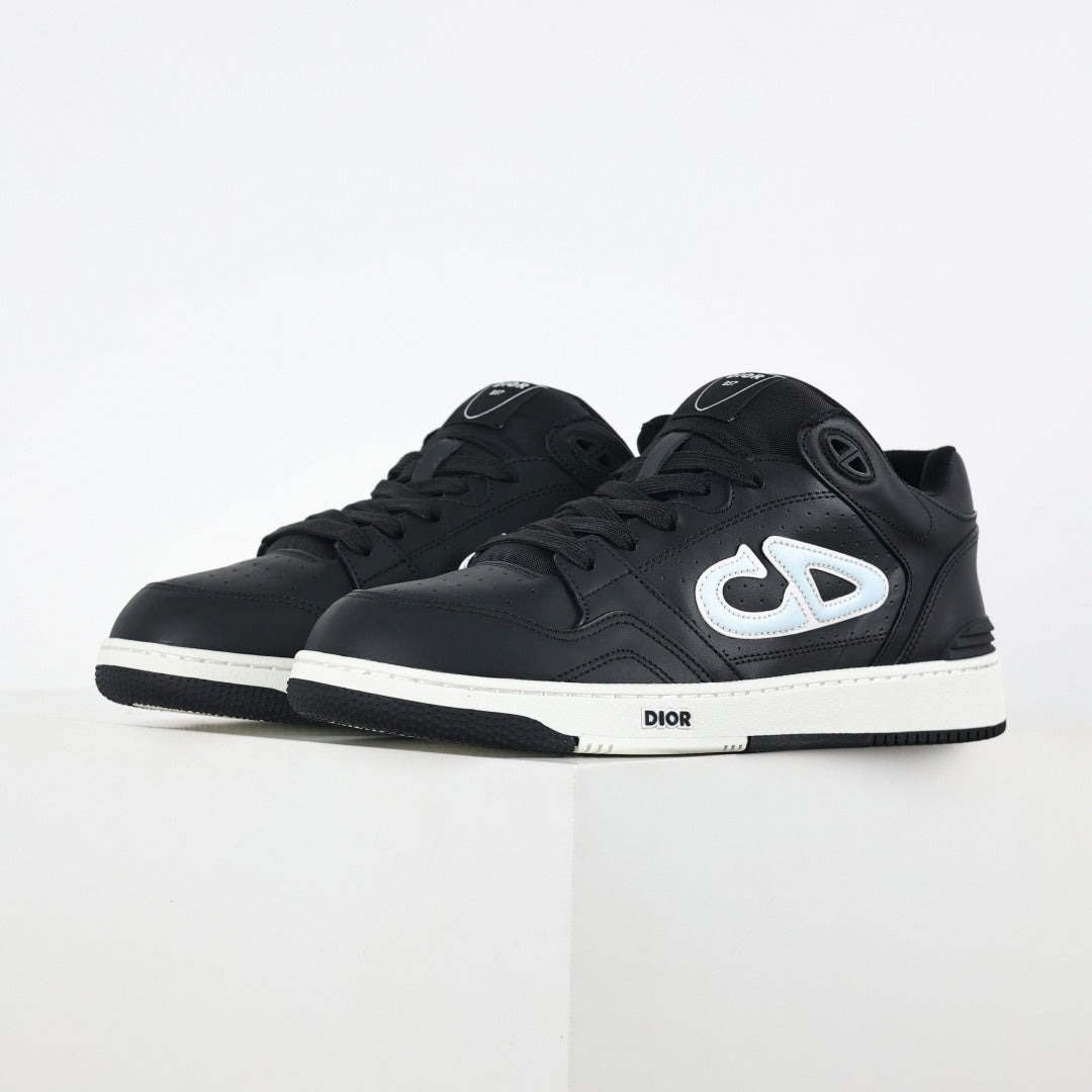 B57 Low-Top Sneaker – Black with Ice Blue CD Signature