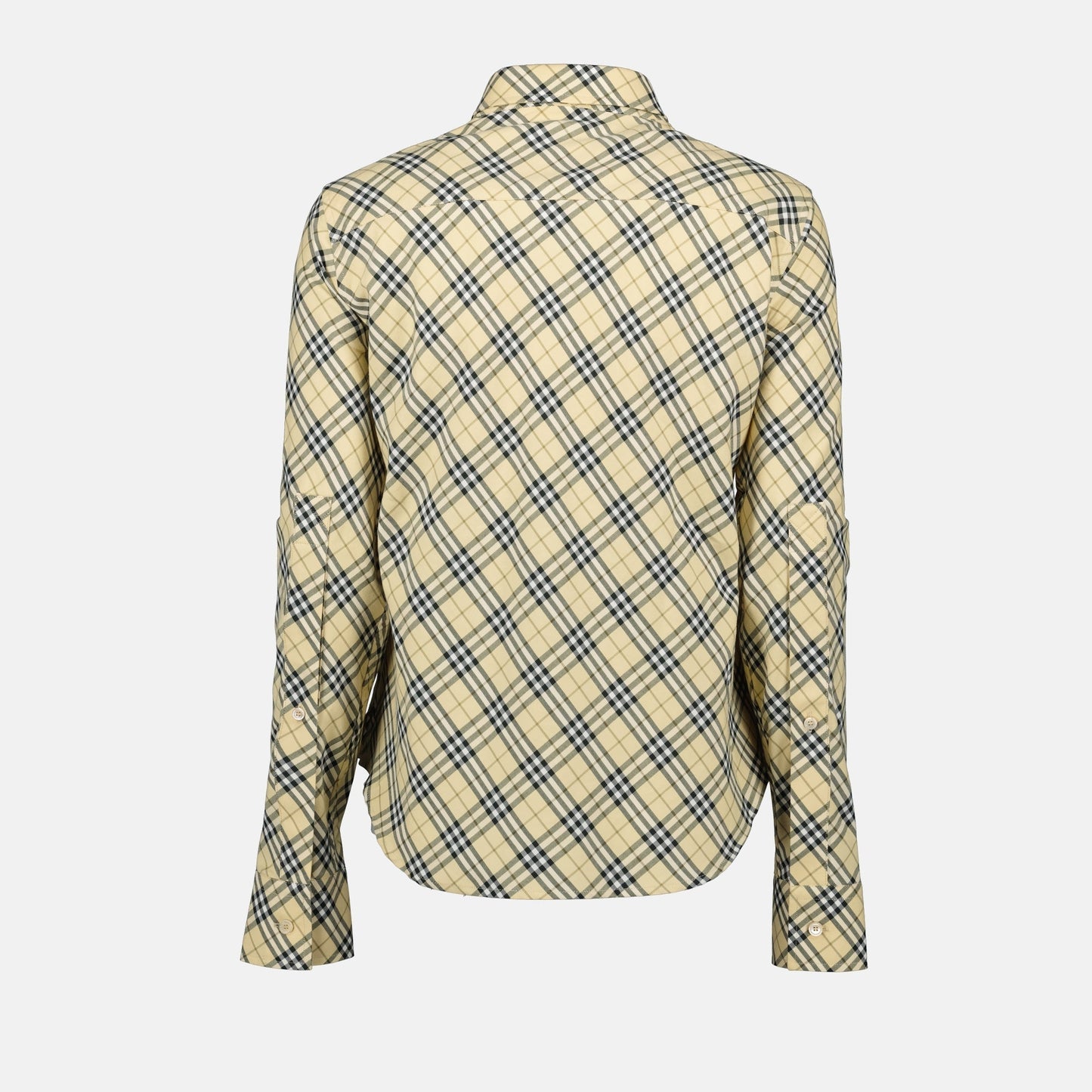Vintage Check Cropped Shirt