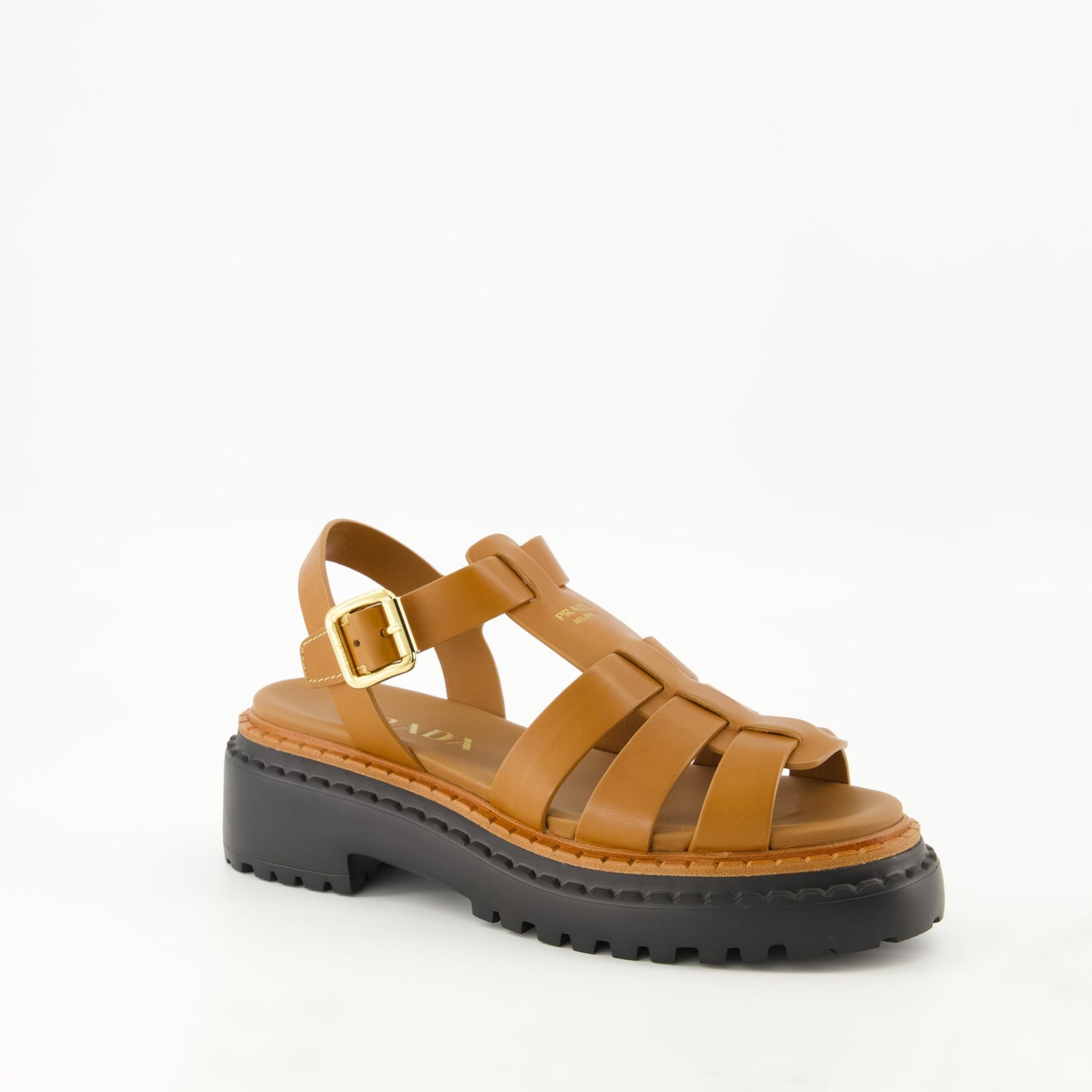 Leather Platform Sandals