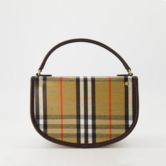 Check Mini Shoulder Bag-Archive Beige & Brown