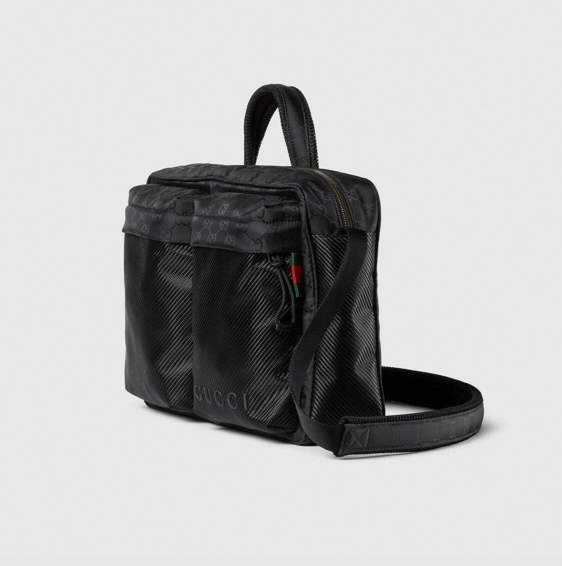 Black Crossbody Utility Bag