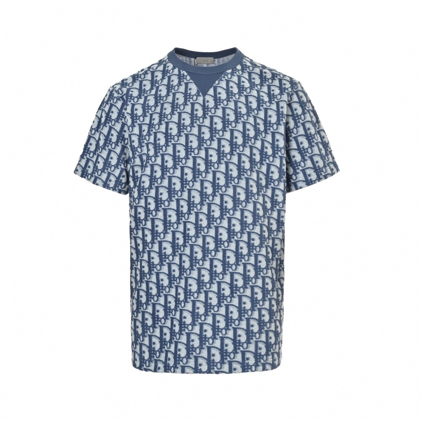 Oblique Monogram Toweling T-Shirt | Blue