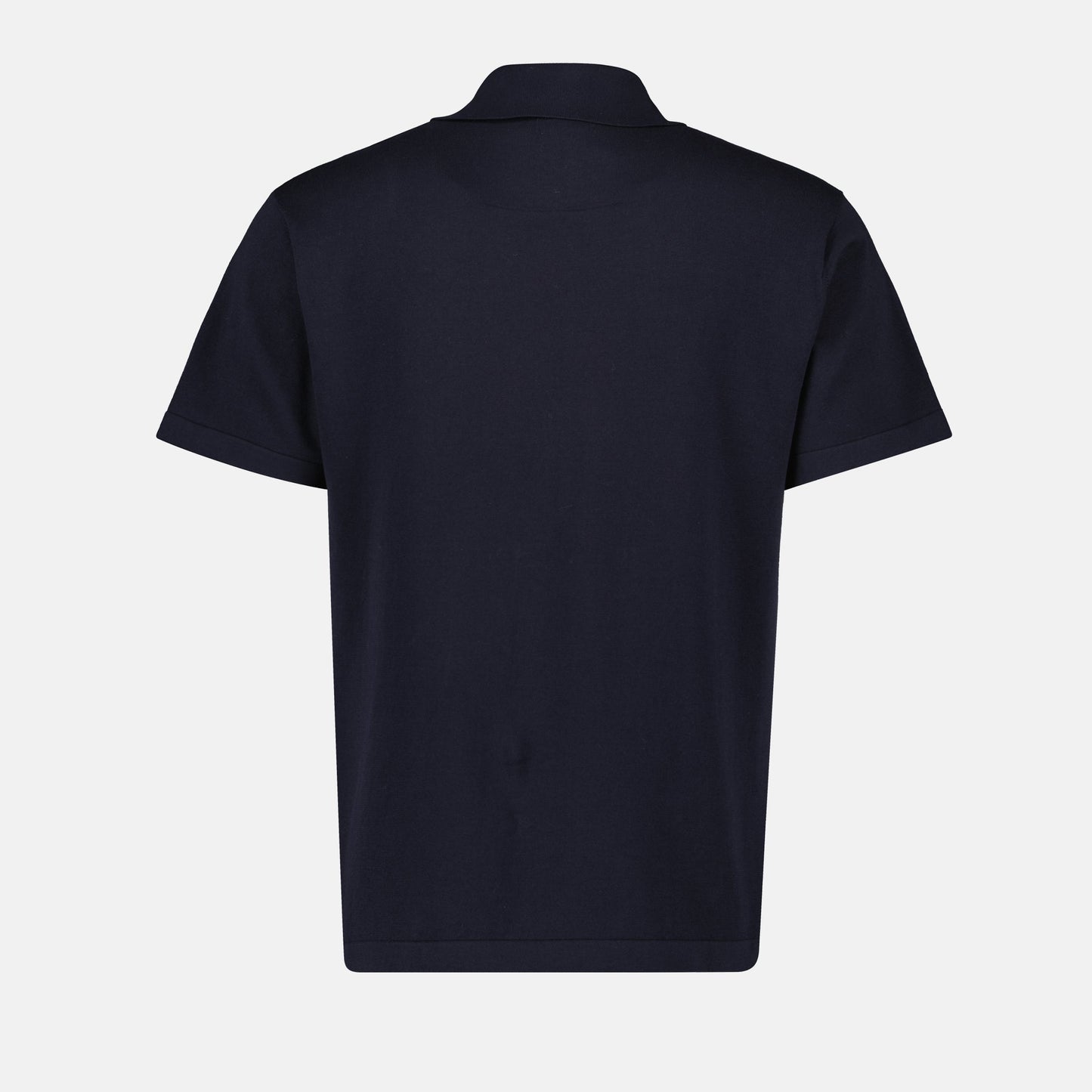 Givenchy Navy Polo Shirt with Embroidered Monogram Logo