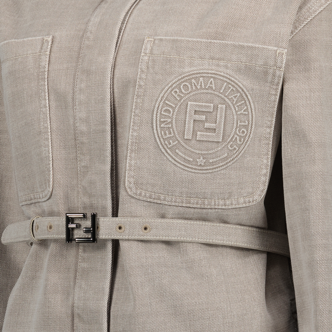 Overshirt in Stone Beige